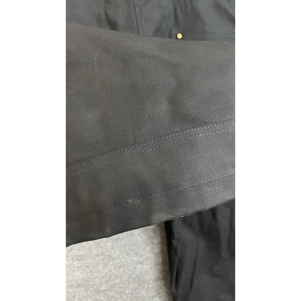 Carhartt Firm Duck Insulated Bib Overalls Mens 2XL Tall Black Work Wear Canvas - Picture 6 of 11
